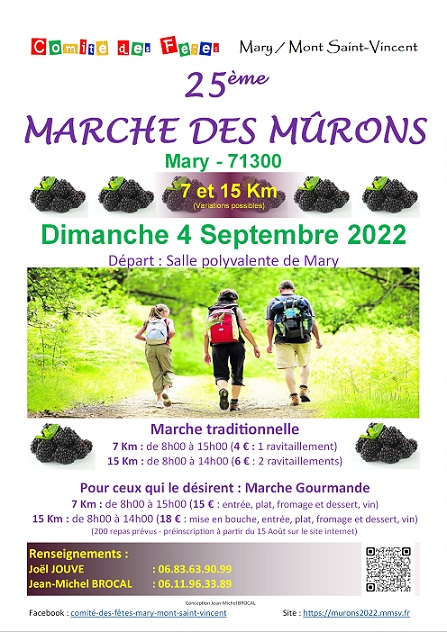 Marche des Mûrons du 4 septembre 2022