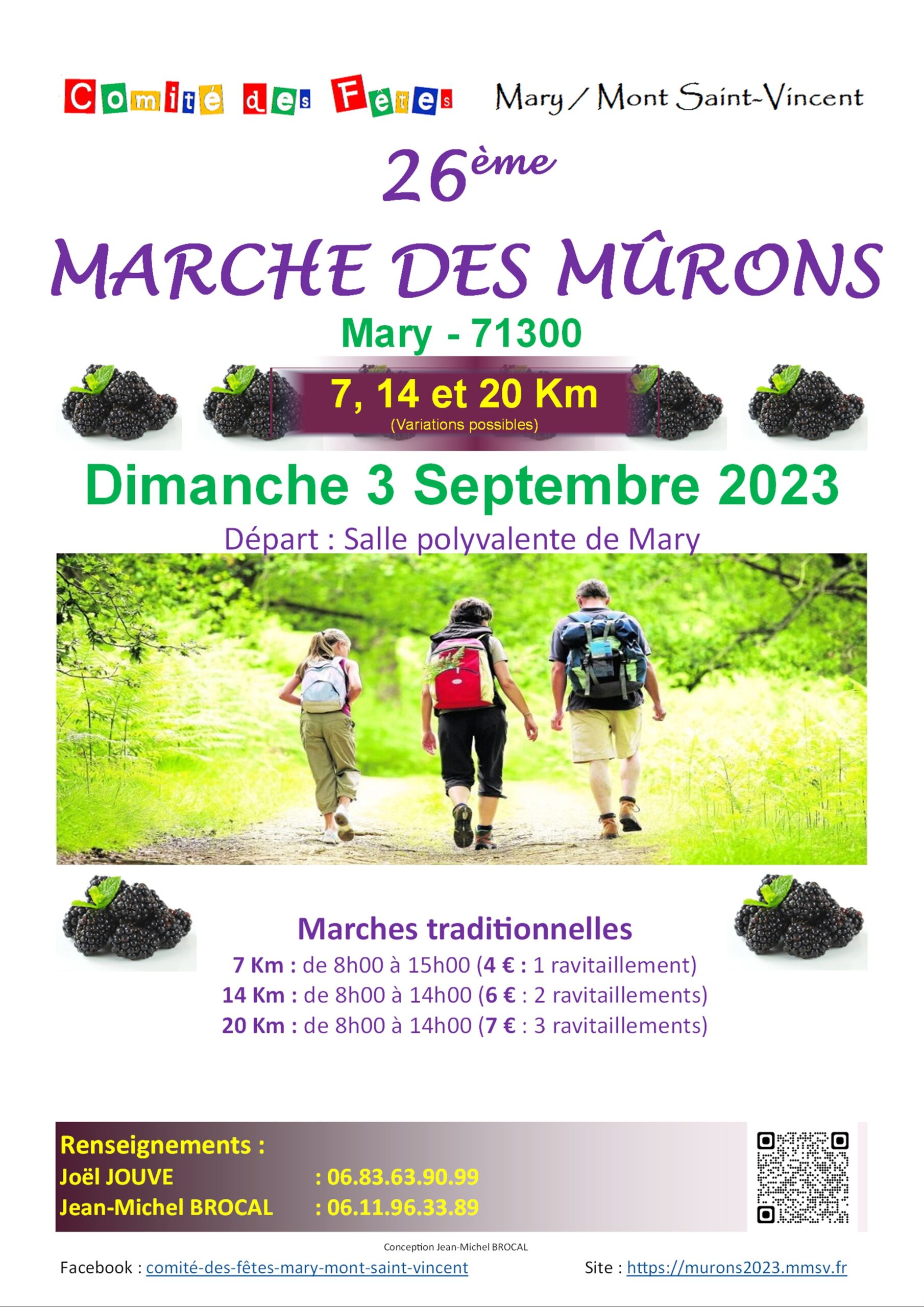 Marche Mûrons – Dimanche 3 Septembre 2023
