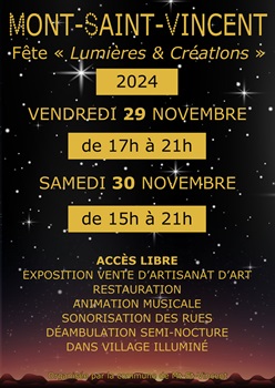 Fête « Lumières et Créations »