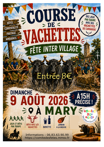 Les « Vachettes » c&rsquo;est le 9 août
